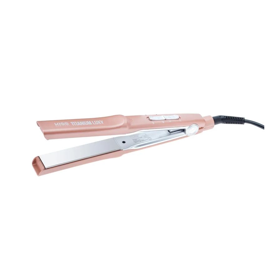 Kiss New York Prancha Alisadora Titanium Luxy Gold Edition Bivolt