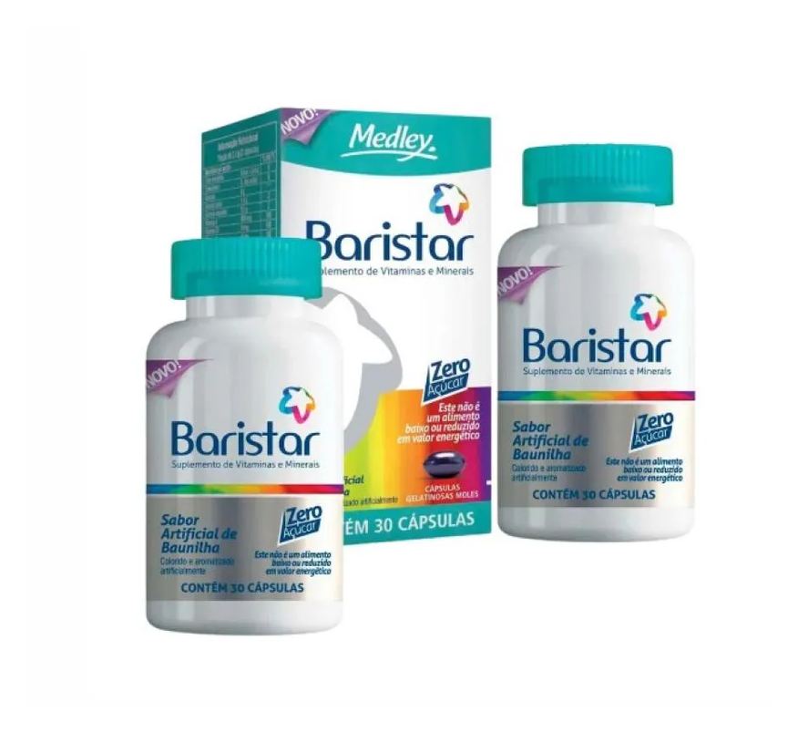 Cellera Kit Suplemento Alimentar Baristar 30Cps + Baristar 30Cps