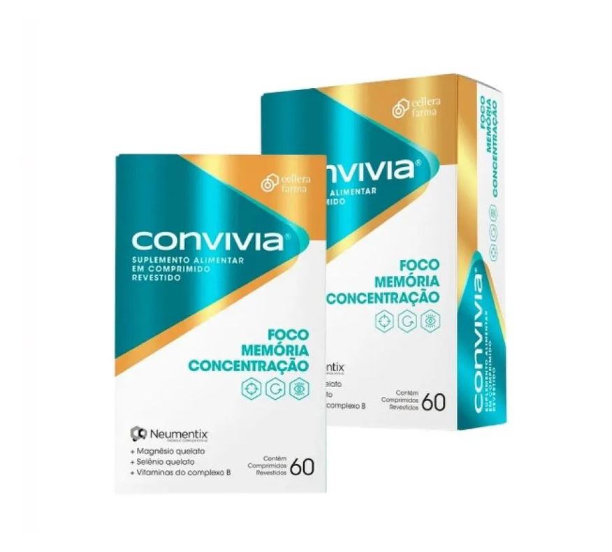 Cellera Kit Suplemento Alimentar Convivia 60Cpr + Convivia 60Cpr