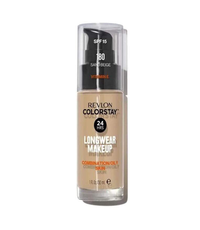 Revlon Base Líquida Colorstay 24 Horas Pele Mista à Oleosa FPS15 Sand Beige 180 30ml
