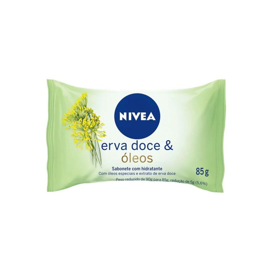 Nivea Sabonete em Barra Erva Doce & Óleos 85g