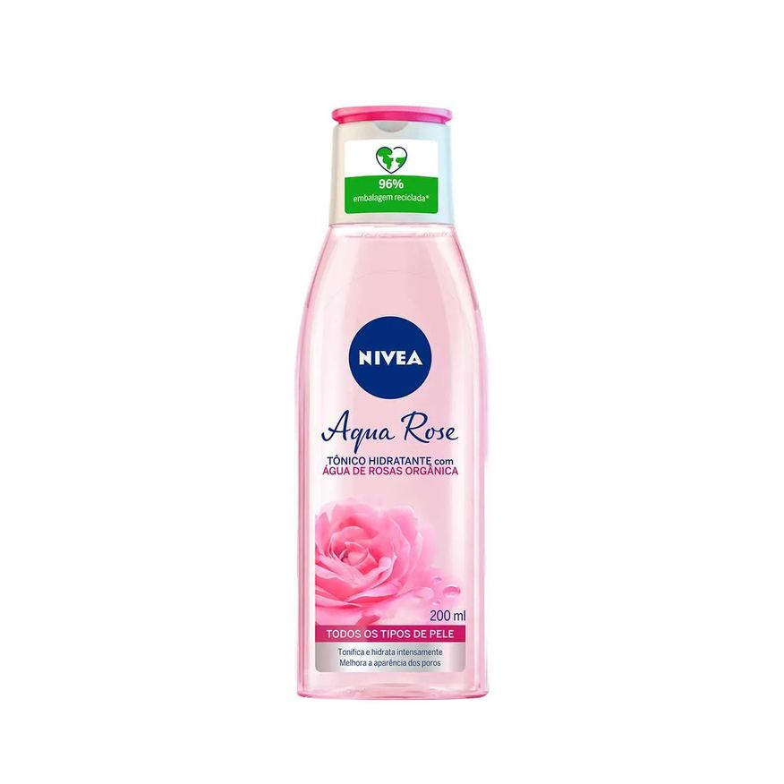 Nivea Tônico Hidratante Facial Aqua Rose 200ml