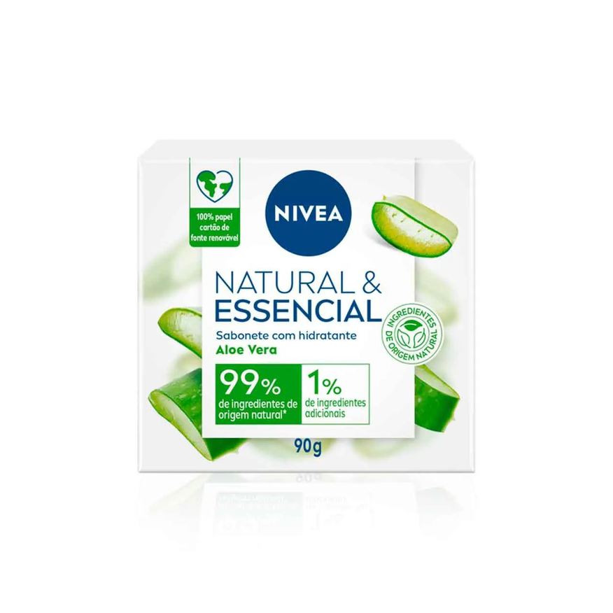 Nivea Sabonete em Barra Natural & Essencial Aloe Vera 90g