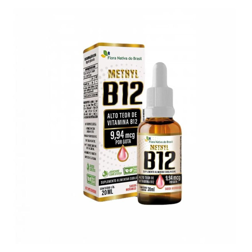 Flora Nativa Do Brasil Vitamina B12 Metilcobalamina 9,94mcg Por Gota 20ml
