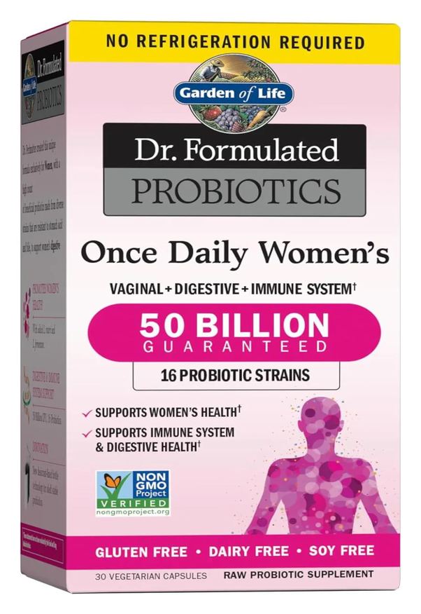 Garden Of Life Probiótico 50 Bilhões Feminino 30veg cápsulas Eua
