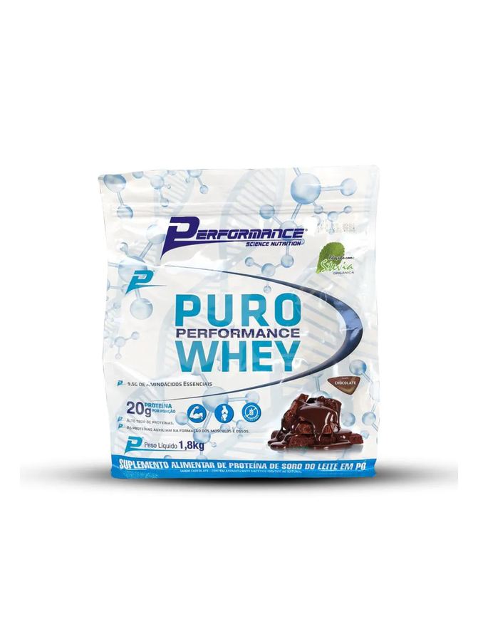 Performance Nutrition Whey Protein Concentrado Puro Whey 1,8kg - Chocolate