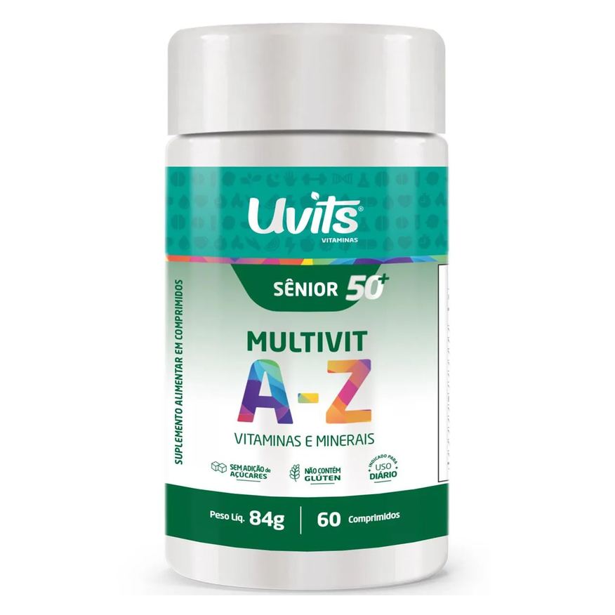 Uvits Multivitaminico A-Z Senior 60 Comprimidos