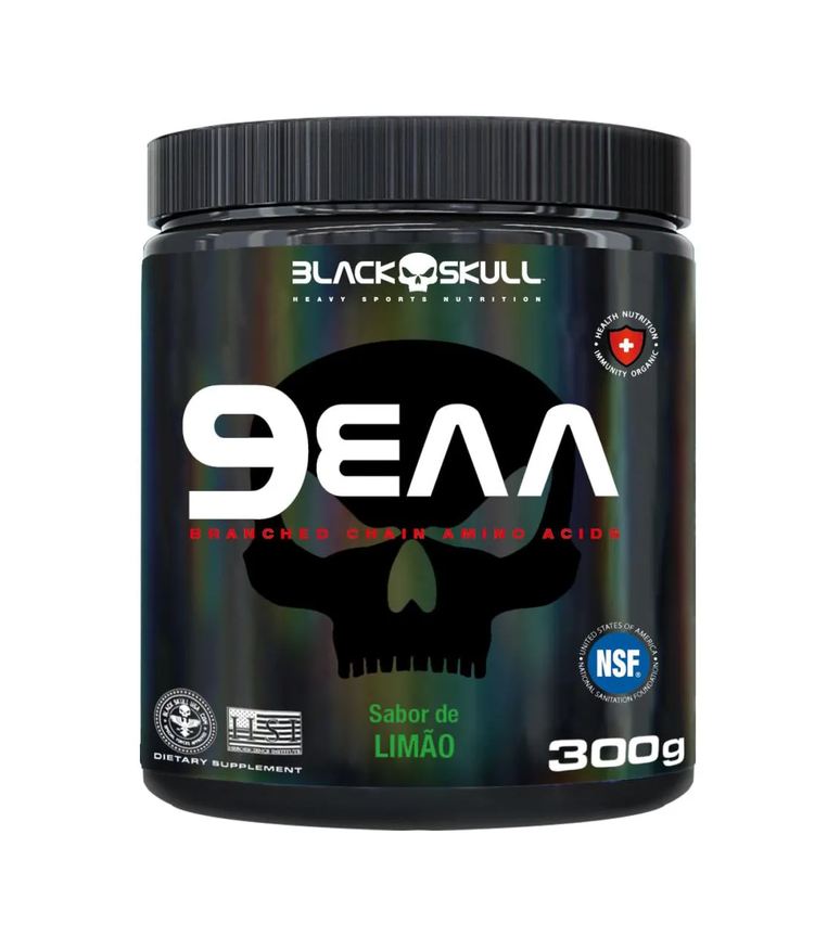 Black Skull Suplemento 9EAA Limão 300g