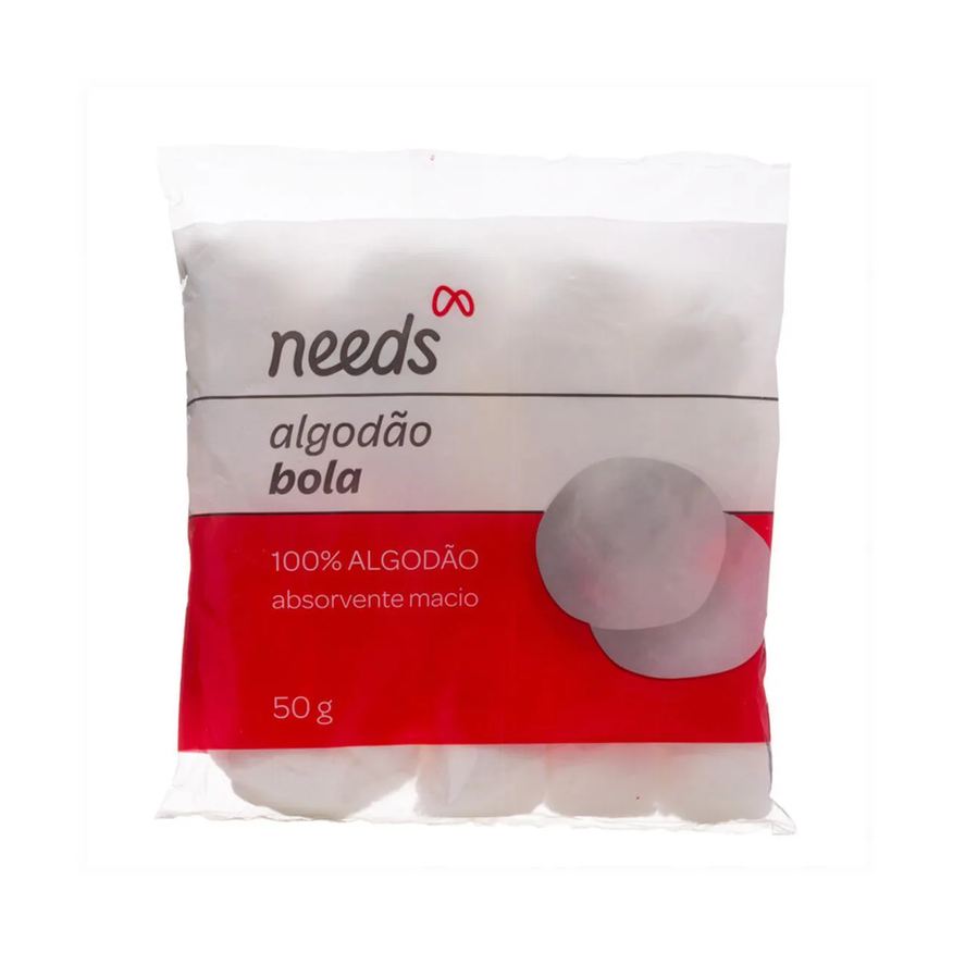 Needs Algodão Bola 50g