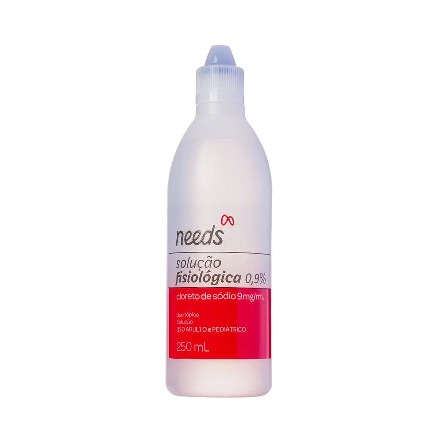 Needs Soro Fisiológico Cloreto de Sódio 0,9% 250ml