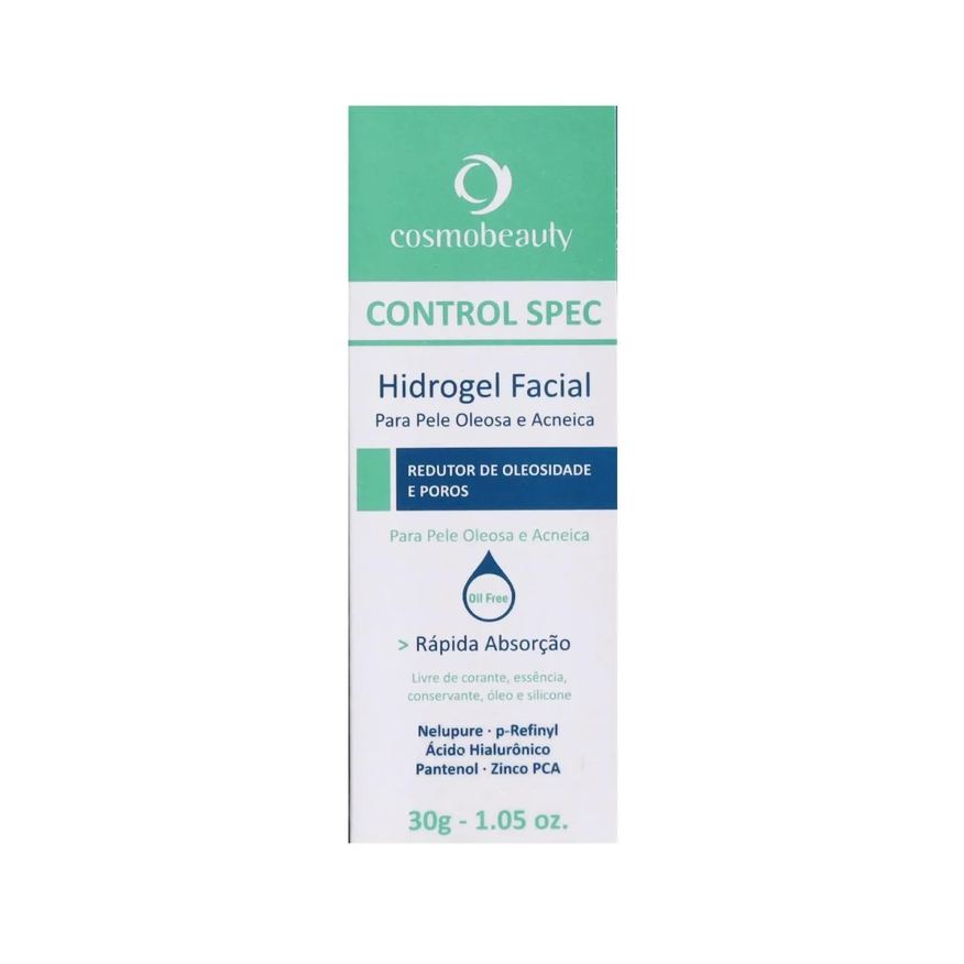 Cosmobeauty Gel Hidratante Control Spec Hidrogel Facial 30g