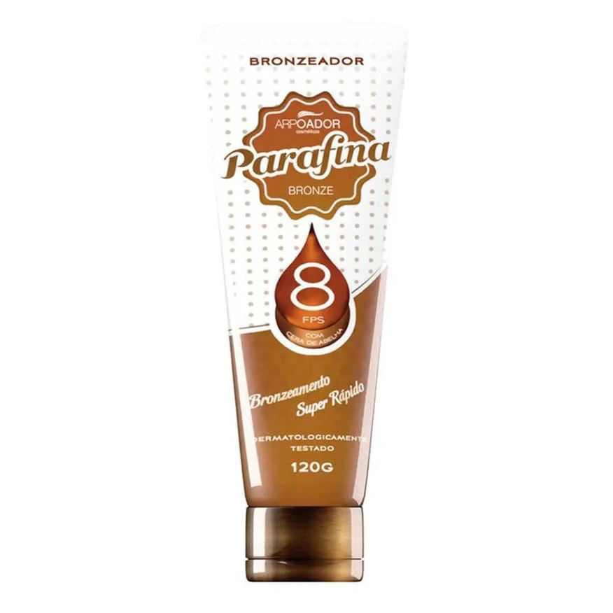 Parafina Bronze Bronzeador Fps 8 com Cera de Abelha 120g