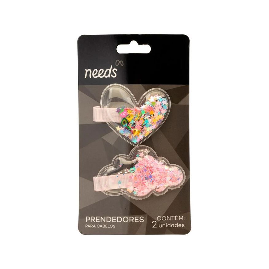 Needs Prendedores Bolha para Cabelos 2 unidades