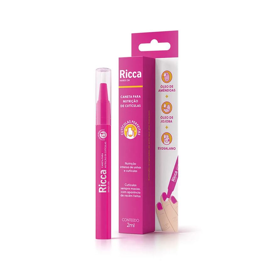 para Caneta Nutrição de Cutículas Ricca 2ml