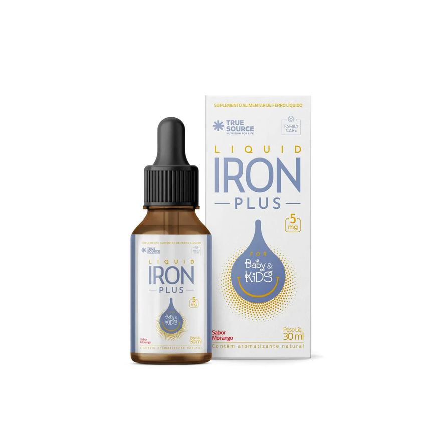 True Liquid Iron Plus Baby Kids Ferro Multivitamínico Truesource
