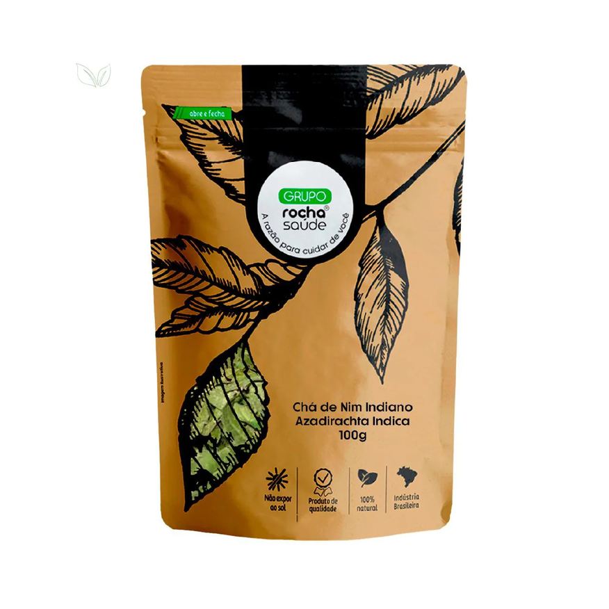 Grupo Rocha Saúde Chá de Nim Indiano - Azadirachta Indica - 100g
