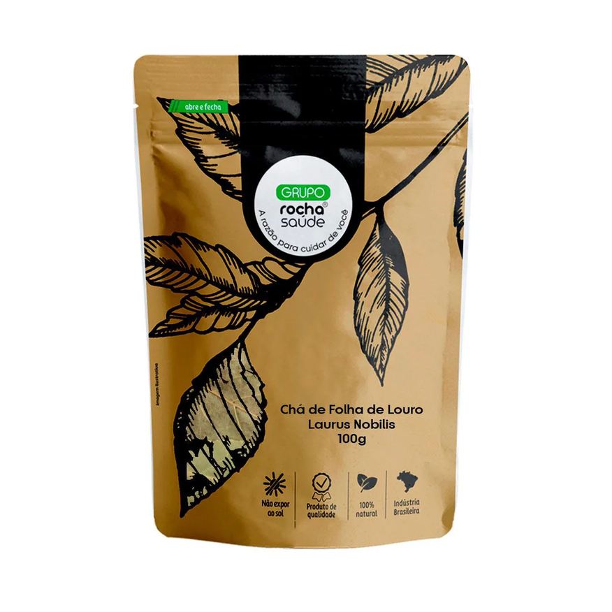 Rocha Saúde Chá de Folha de Louro - Laurus Nobilis - 100g