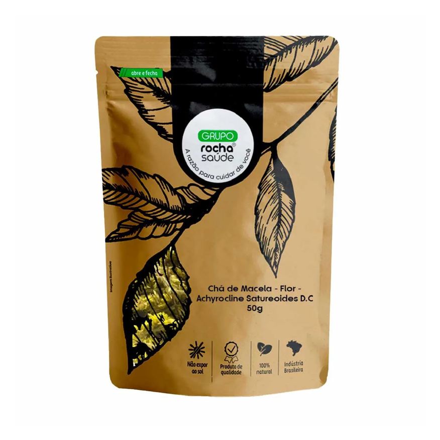 Grupo Rocha Saúde Chá de Macela - Flor - Achyrocline Satureoides D.C - 50g