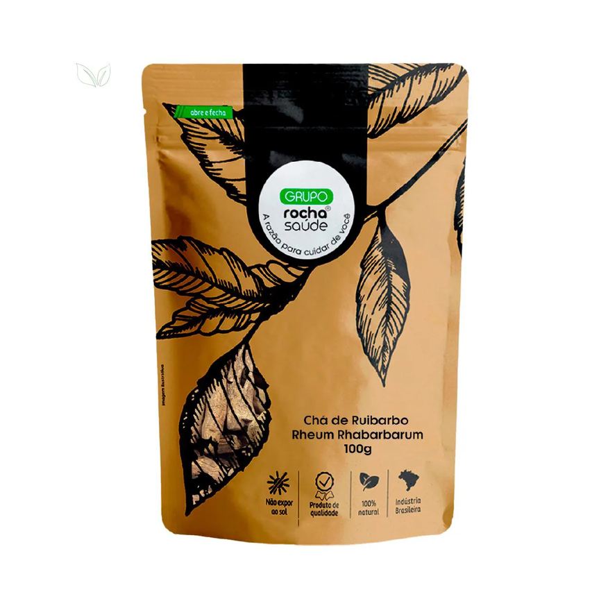 Grupo Rocha Saúde Chá de Ruibarbo - Rheum Rhabarbarum - 100g