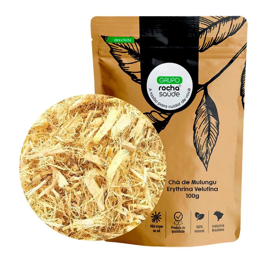 Grupo Rocha Saúde Chá de Mulungu - Erythrina Velutina - 100g