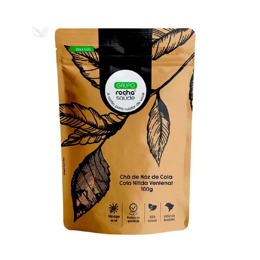 Grupo Rocha Saúde Chá de Nóz de Cola – Cola Nitida Ventenat – 100g