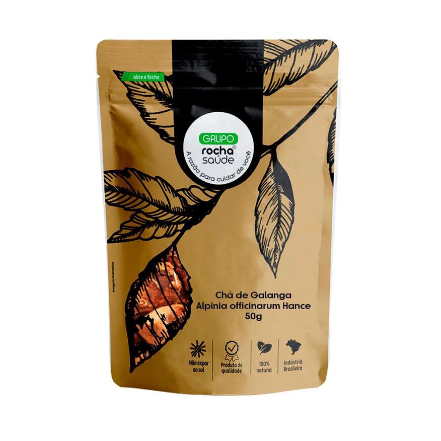 Rocha Saúde Chá de Galanga – Alpinia Officinarum Hance – 50g