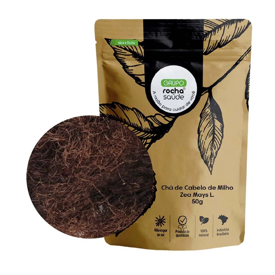 Grupo Rocha Saúde Chá de Cabelo de Milho - Zea Mays L. - 50g