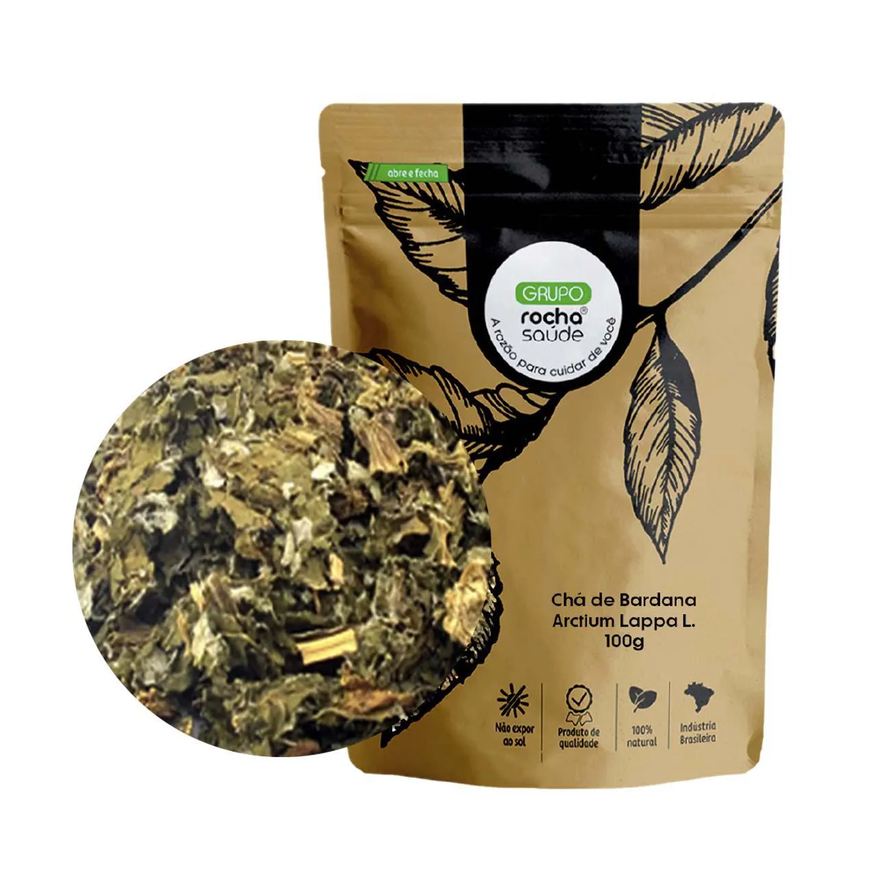 Grupo Rocha Saúde Chá de Bardana - Arctium Lappa L. - 100g
