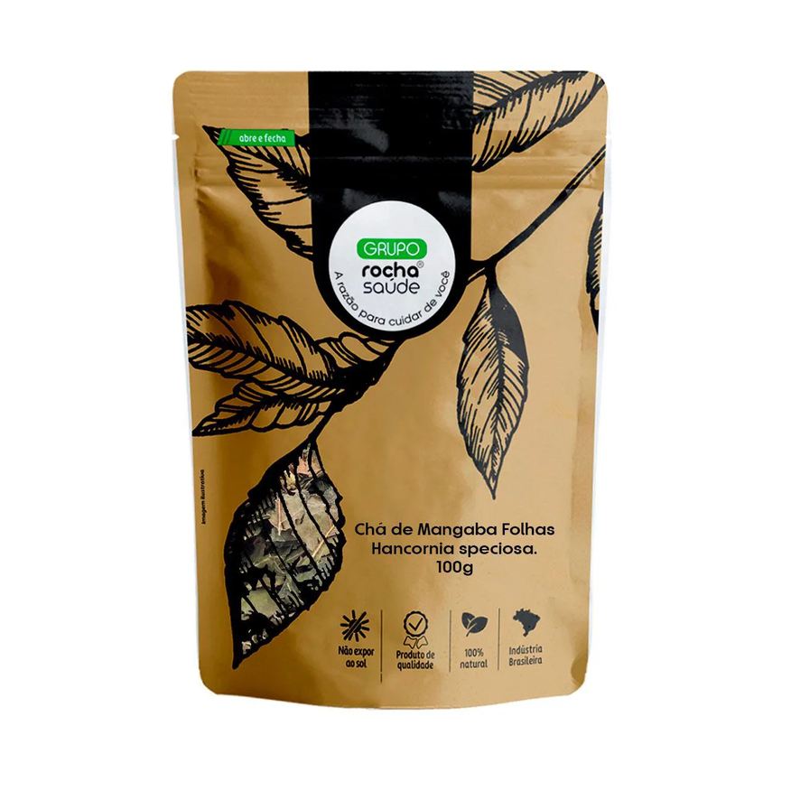 Grupo Rocha Saúde Chá de Mangaba Folhas - Mangabeira - Hancornia Speciosa. 100g