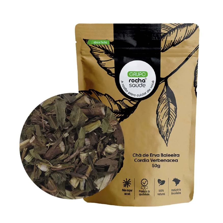 Rocha Saúde Chá de Erva Baleeira - Cordia Verbenacea. 50g