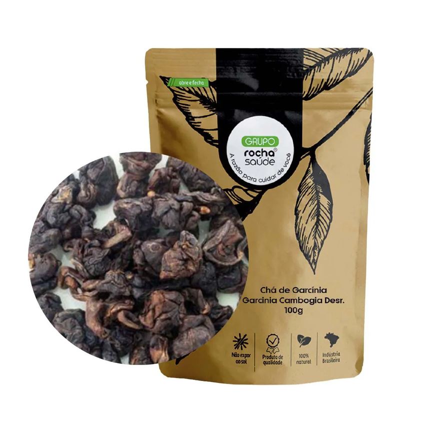Rocha Saúde Chá de Garcínia - Garcinia Cambogia Desr - 100g