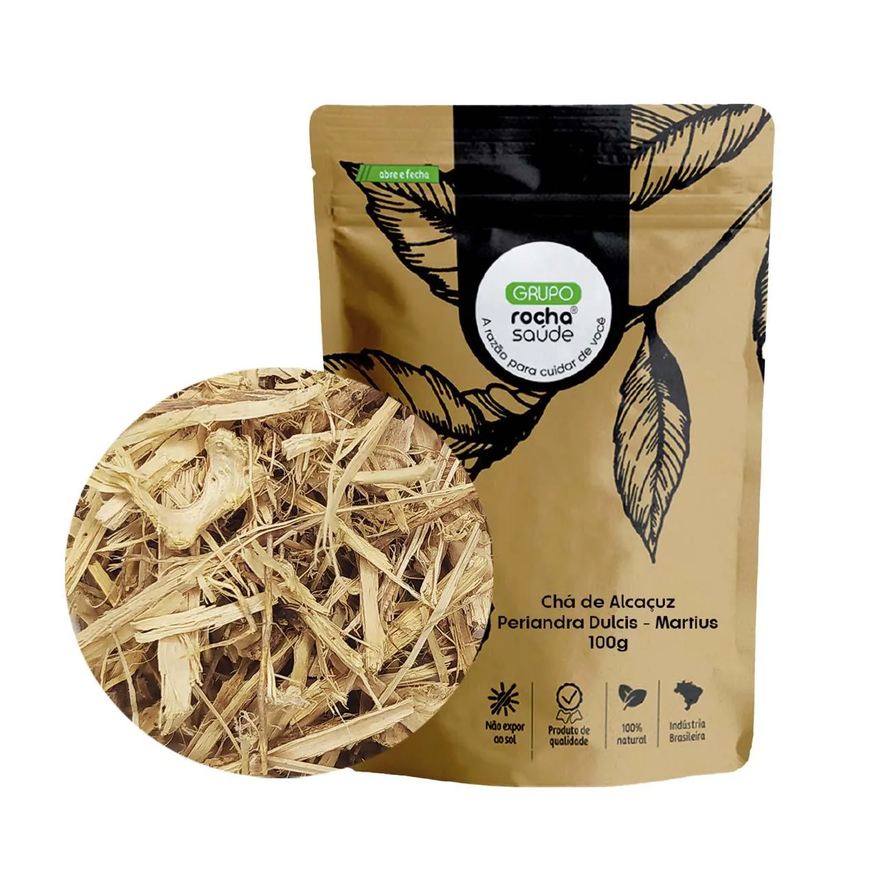 Grupo Rocha Saúde Chá de Alcaçuz - Periandra Dulcis - Martius - 100g