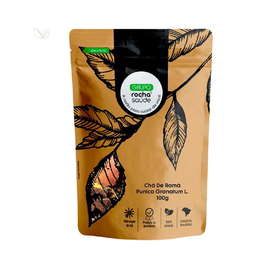 Grupo Rocha Saúde Chá de Romã - Punica Granatum L. - 100g