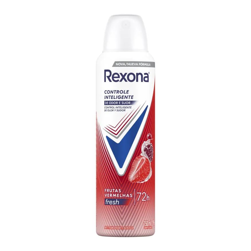 Rexona Antitranspirante Aerossol Frutas Vermelhas Fresh 150ml
