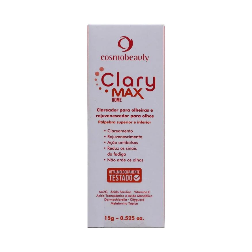 Cosmobeauty Clary Max Clareador Para Olhos Olheiras 15ml