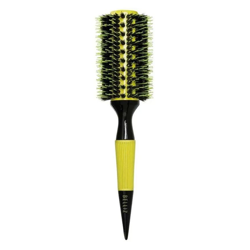Big Universo Escova de Cabelo Madeira Premium Color Cerâmica 33mm - Belliz