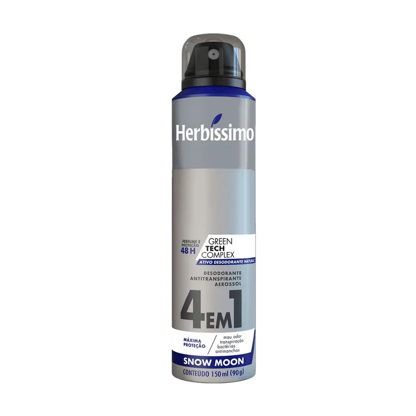 Herbíssimo Desodorante Aerosol Antitranspirante Herbissimo Snow Moon 150ml
