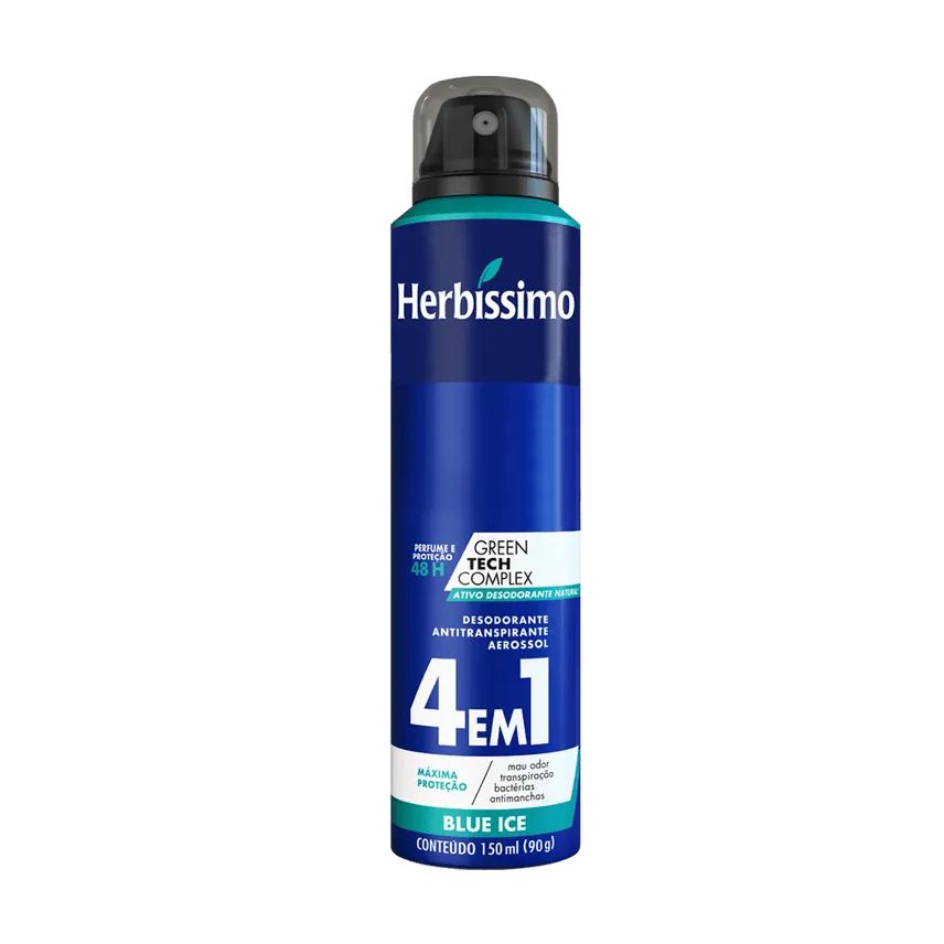 Herbíssimo Desodorante Aerosol Antitranspirante Herbissimo Blue Ice 150ml