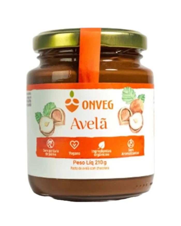 Onveg Pasta de Avelã com Chocolate 210g