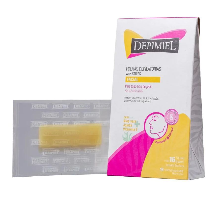 Folhas Depimiel Prontas Facial C/16 Unid.
