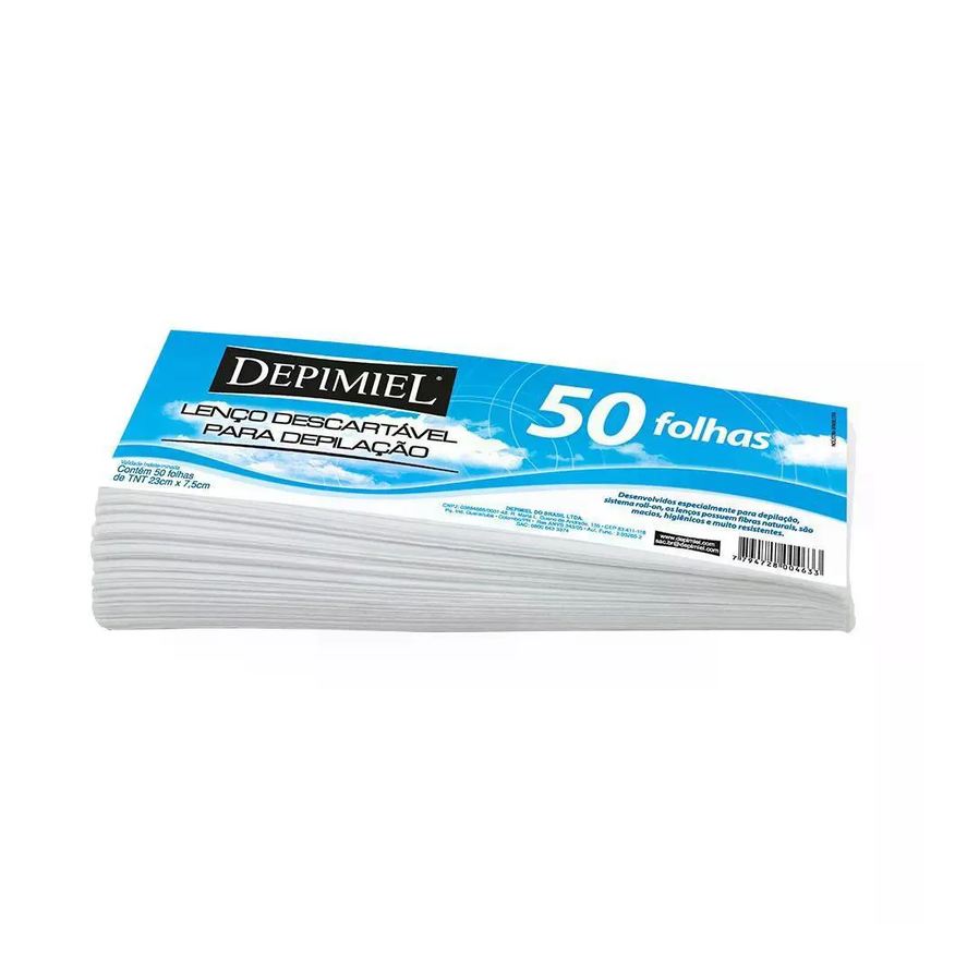 Lenco Depimiel P/ Depilacao Tnt C/ 50unidades
