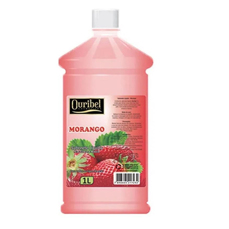 Ouribel Sabonete Liquido 1 Litro Morango