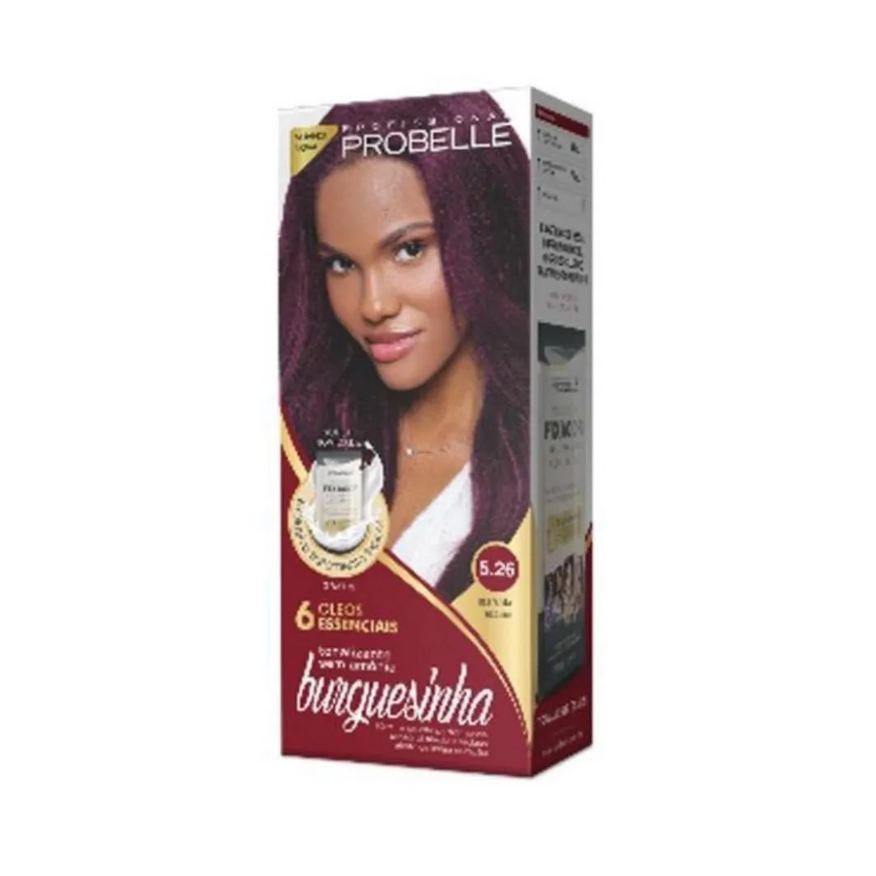 Probelle Tintura Burguesinha sem Amonia 5.26 Marsala Escuro