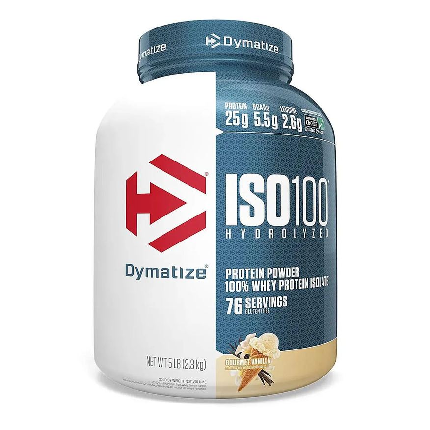 Dymatize Nutrition Iso 100 Hidrolisado 2300g ( 5lbs ) - Baunilha Gourmet