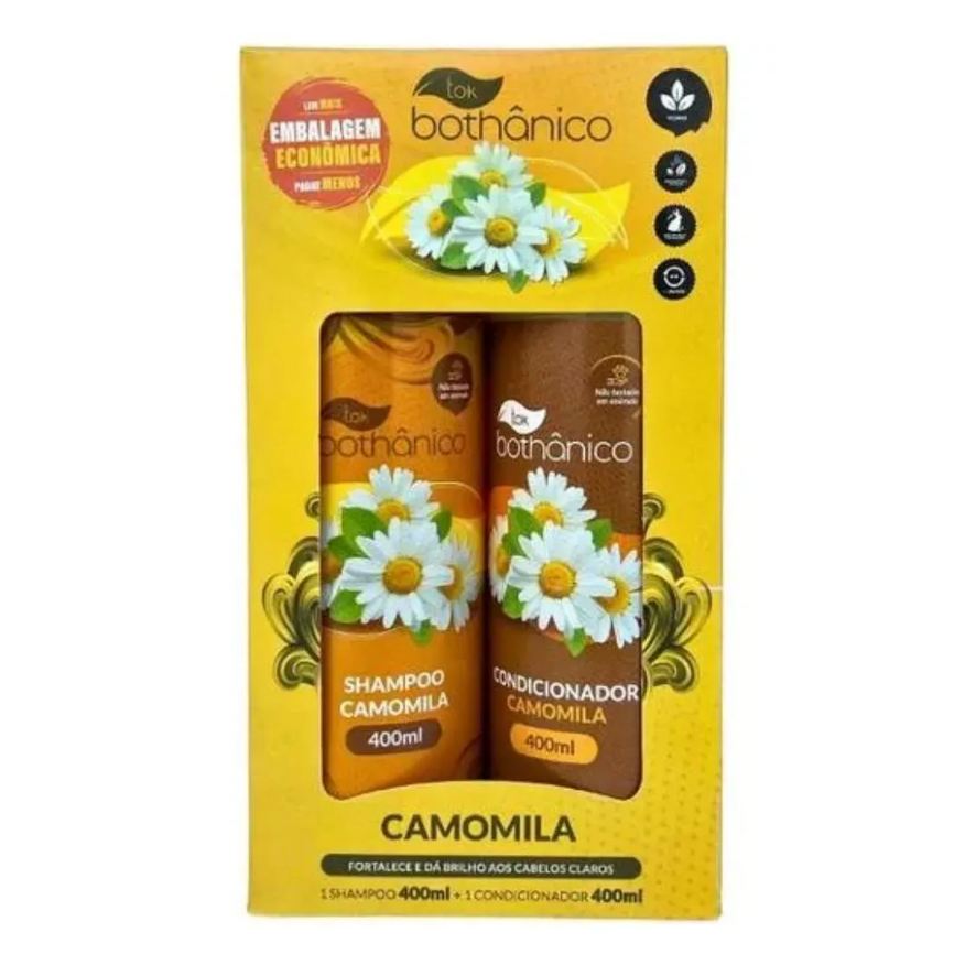 Tok Bothânico Kit Tok Bothanico Camomila Sh 400ml +condiocionador 400ml
