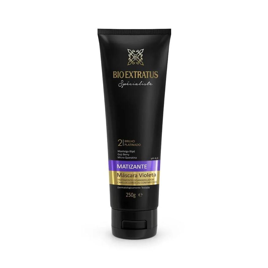 Bio Extratus Mascara Brilho Platinado Violeta Matizante 250g