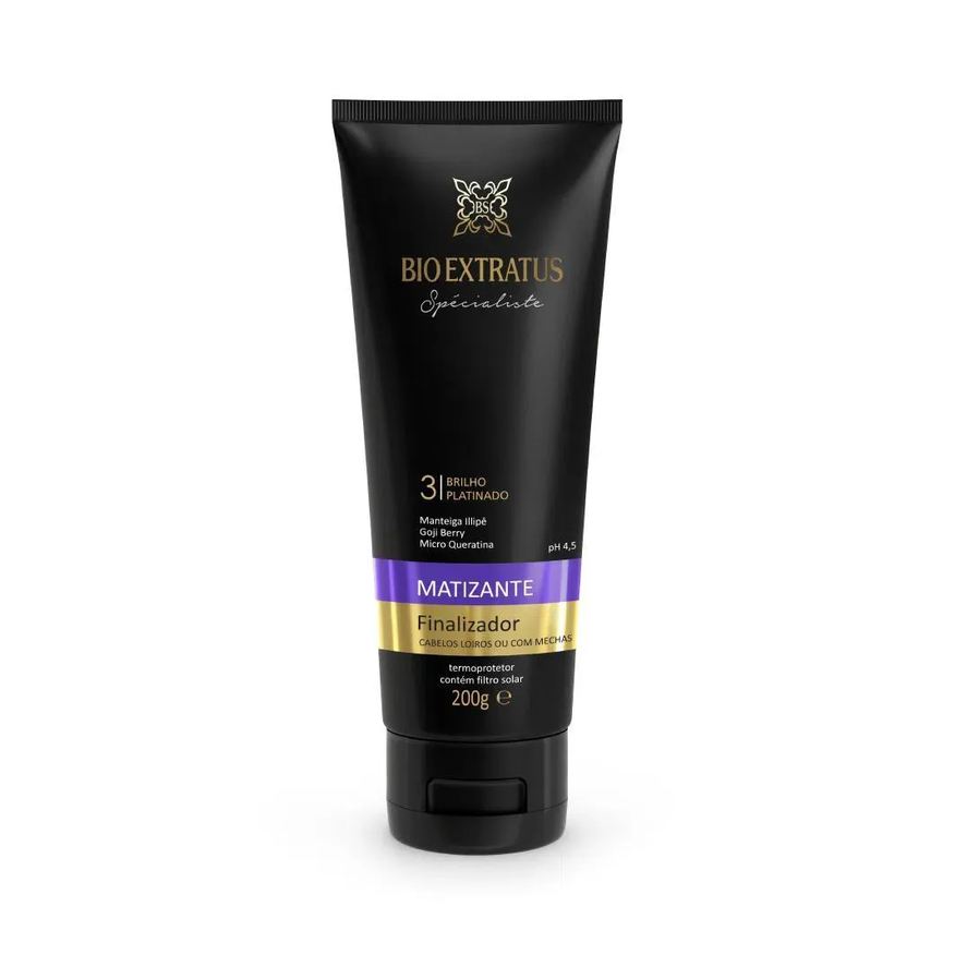 Bio Extratus Finalizador Brilho Platinado Matizante 200g