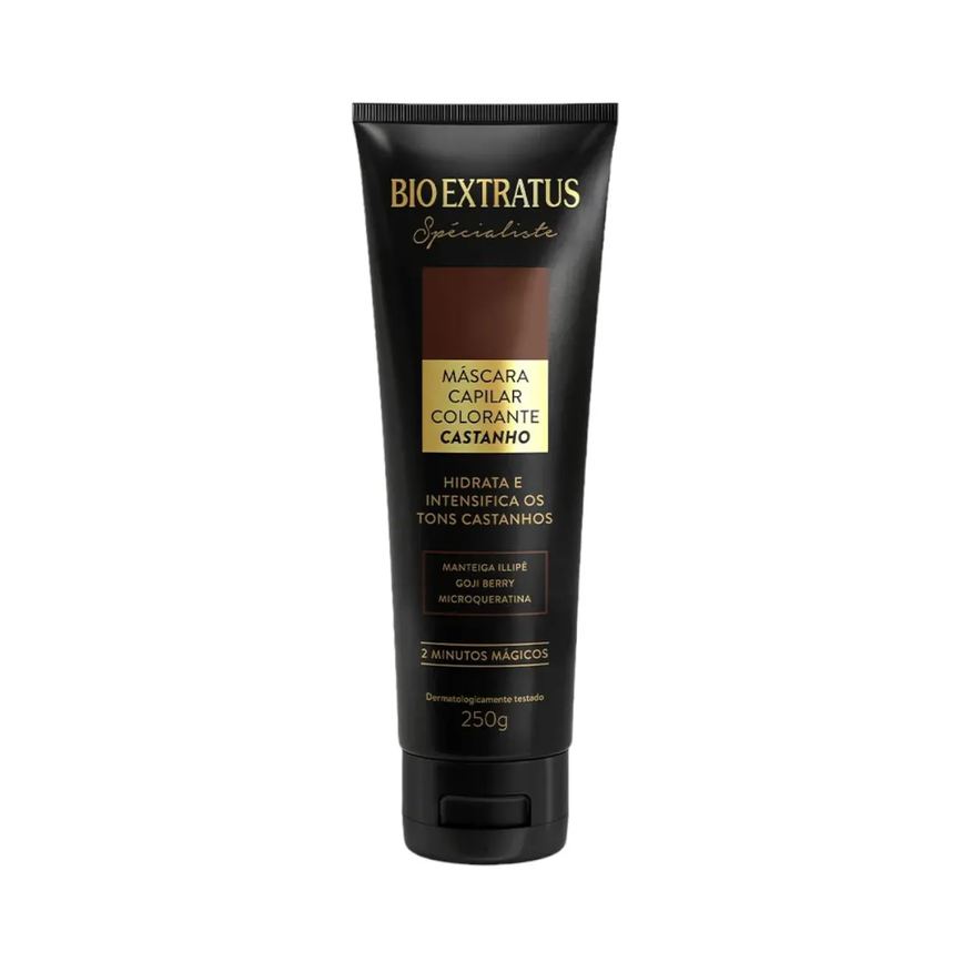 Bio Extratus Mascara Colorante Castanha Reaviva a Cor e Trata 250g