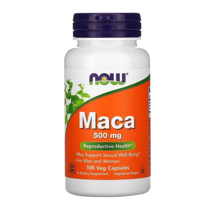 Now Foods Maca Peruana 500mg 100 Capsulas Vegana