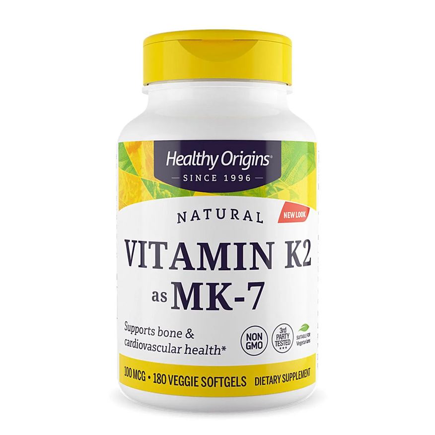 Healthy Origins Vitamina K2 Mk7 100mcg 180 Veggie Softgels